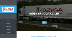 Desktop Screenshot of ozkatransport.com