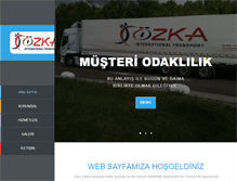 Tablet Screenshot of ozkatransport.com